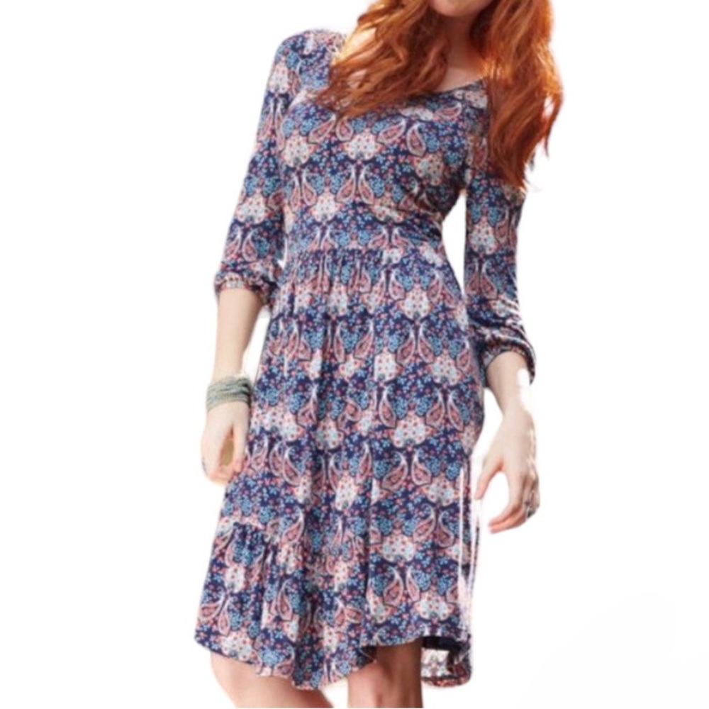 Matilda Jane Pretty in Paisley Hello Lovely Dress Women’s Large Boho Peasant